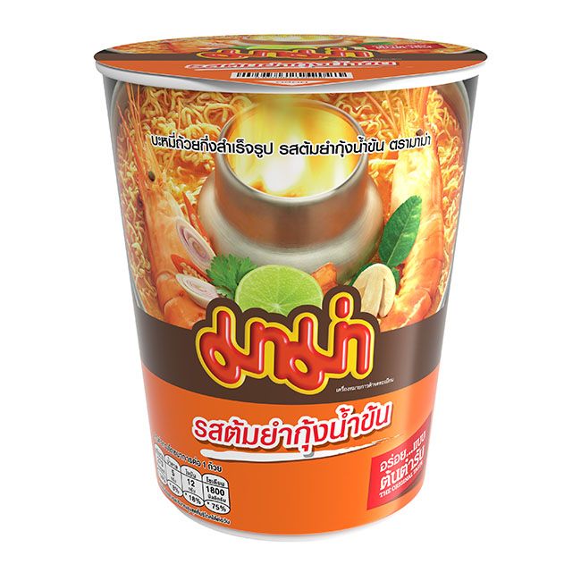 มาม่าคัพรสต้มยำกุ้งน้ำข้น 60กรัม