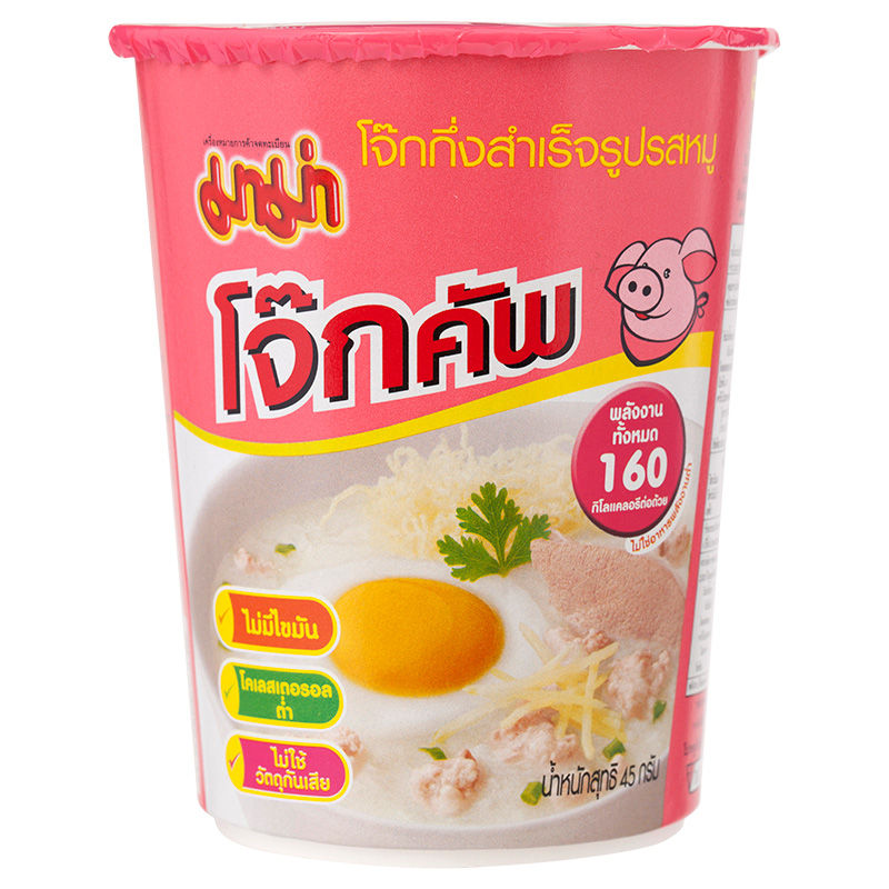 โจ๊กคัพรสหมู ตรามาม่า 45g