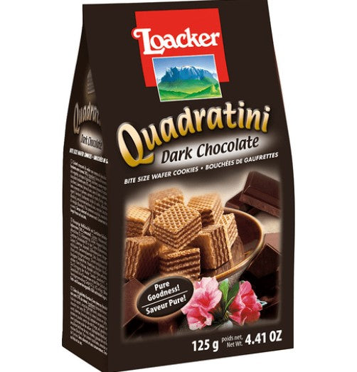 Loacker Quadratini Dark chocolate 125g