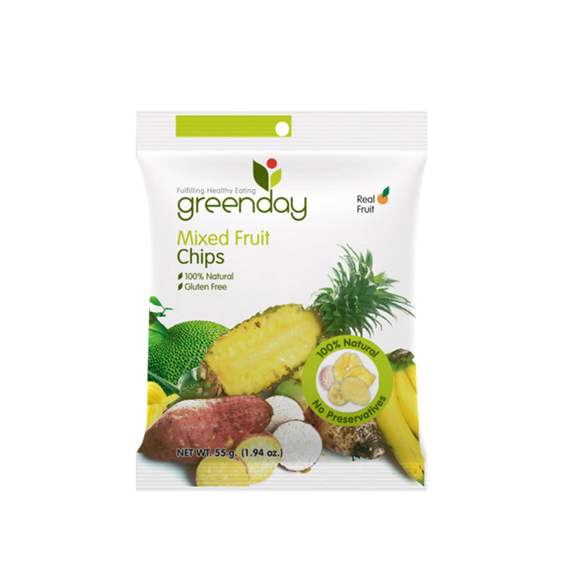 Greenday Mixed Fruit Crisps 55g