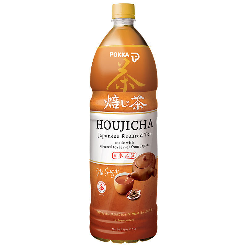 พอคคา โฮจิฉะ เจแปนนิส (ชาเขียวคั่วปรุงสำเร็จ) 500ml