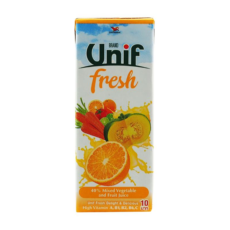 Unif fresh ผสมผักผลไม้รวม 40% 180ml