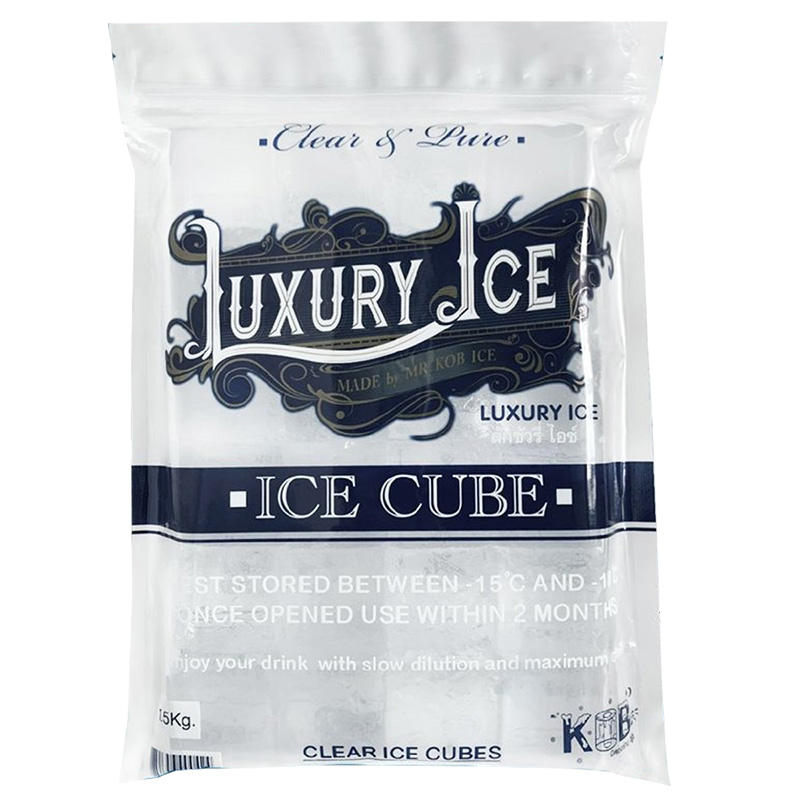 น้ำแข็งก้อนเหลี่ยม Luxury Ice 1.2kg