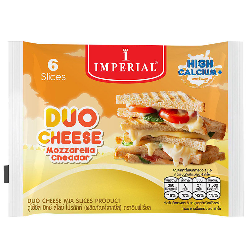 Imperial Duo Cheese Mix Slice 6 125g