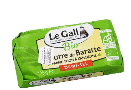 Le Gall Organic Salted Butter 125g