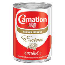 Carnation Extra คาร์เนชัน เอ็กซ์ตร้า ครีมเทียมพร่องไขมันสำหรับอาหารและเบเกอรี่ 385g