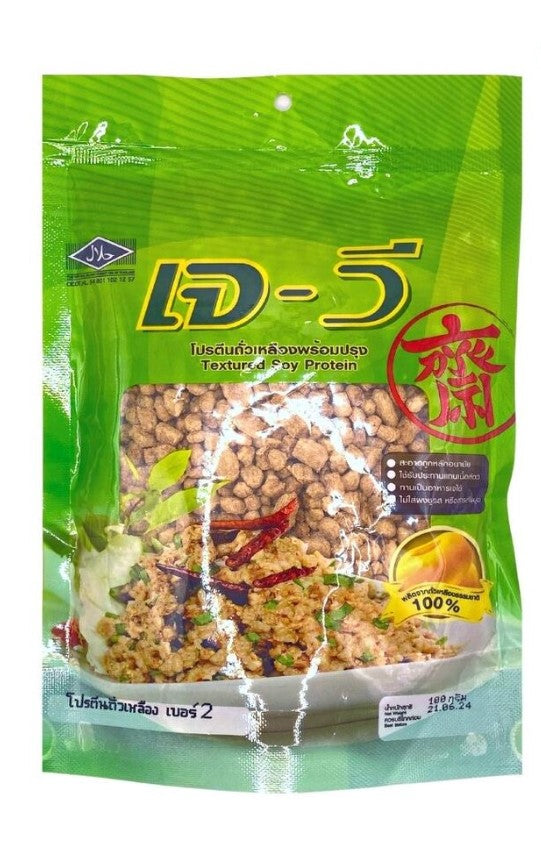 เจ-วี โปรตีนถั่วเหลืองพร้อมปรุง เบอร์2 100g