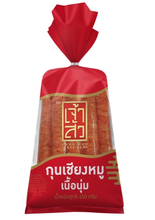 กุนเชียงหมูเนื้อนุ่ม ตราเจ้าสัว 450g