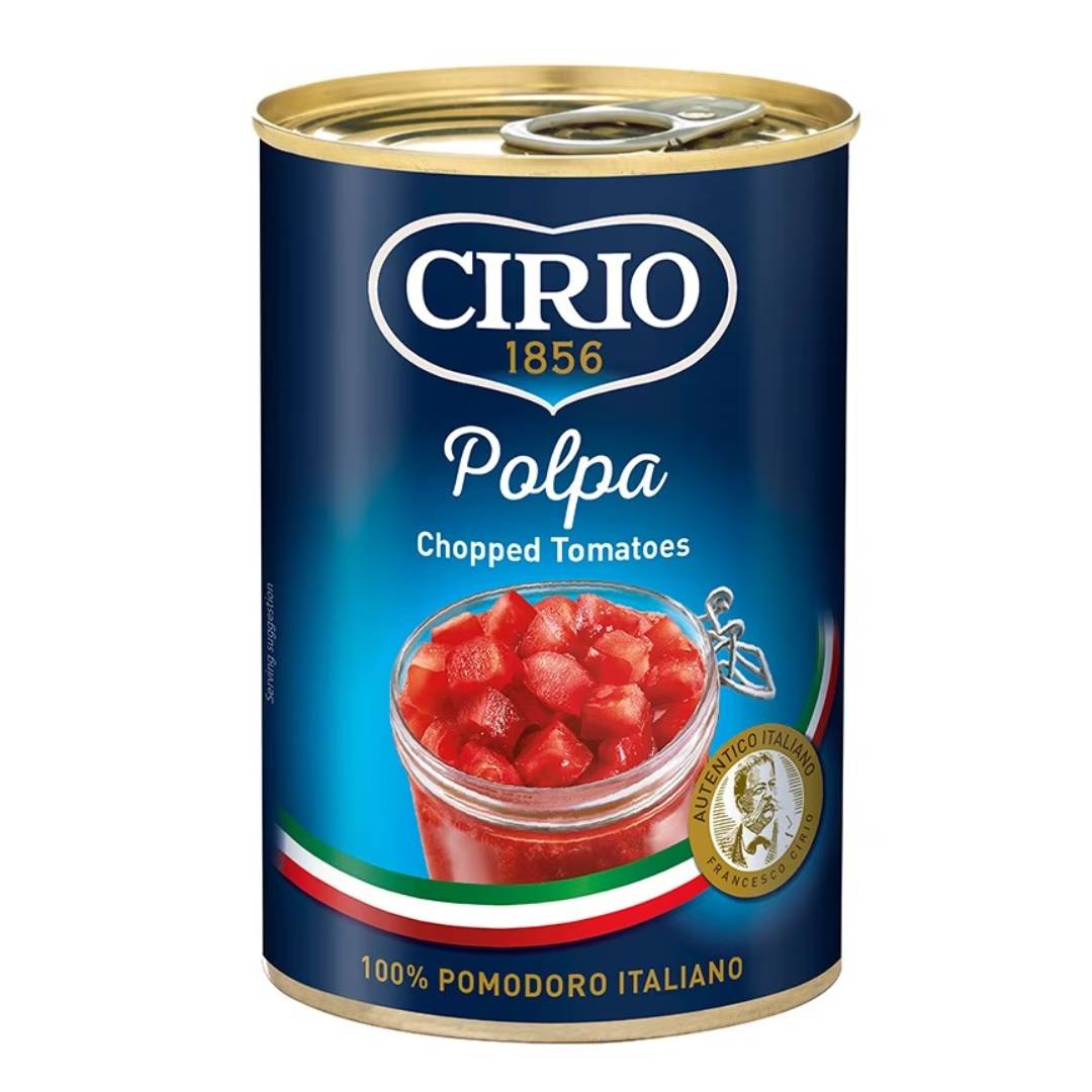 Cirio มะเขือเทศสับในน้ำมะเขือเทศ 400g